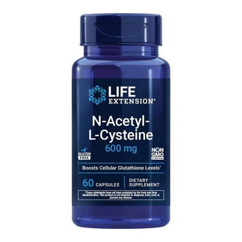 Life Extension, N-Acetyl-L-Cysteine, 600 Mg, 60 Caps Life Extension