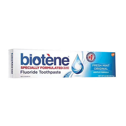 Biotene, Fluoride Toothpaste Fresh Mint Original, 4.3 Oz Biotene