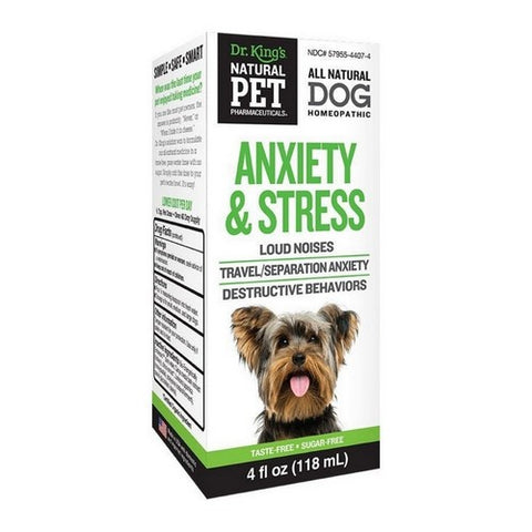Anxiety and Stress for Dog 4 oz by King Bio Natural Medicines