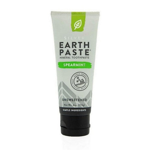 Redmond, Silver Earthpaste Mineral Toothpaste Unsweetened Spearmint, 4 Oz Redmond