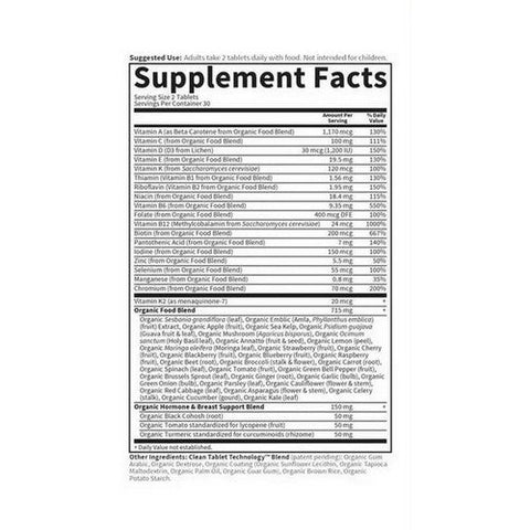 Garden of Life, Organics Women's 40 Plus Multi, 120 Tabs Garden of Life