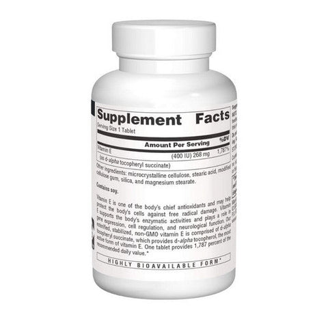 Source Naturals, Vitamin E  Non-GMO, 400 IU, 30 Tabs Source Naturals