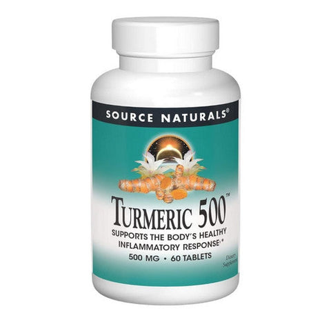 Source Naturals, Turmeric 500, 500 mg, 60 Tabs Source Naturals