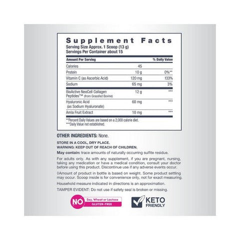 Neocell Laboratories, Advanced Collagen Peptides Grass Fed Plus, 6.46 Oz Neocell Laboratories