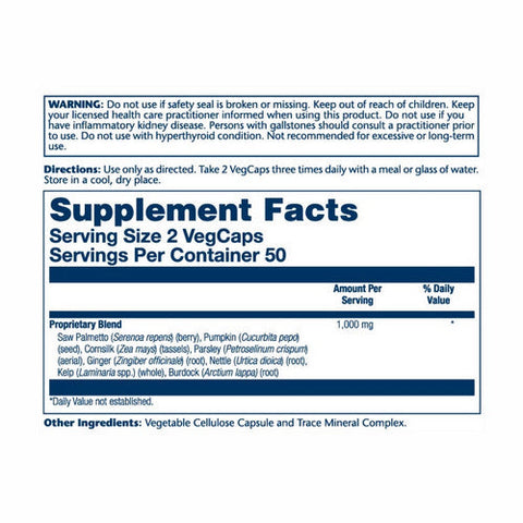 Solaray, Prostate Blend SP-16, 100 Caps Solaray