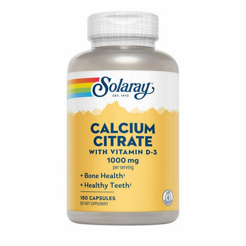 Calcium Citrate 180 Caps by Solaray