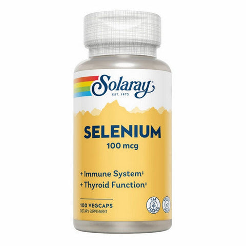 Solaray, Selenium, 100 Mcg, 100 Veg Caps Solaray