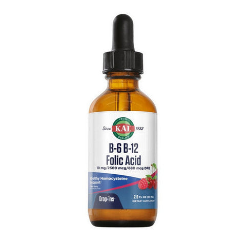 Kal, B-6 B-12 Folic Acid Dropins Natural Mixed Berry, 2 Oz Kal