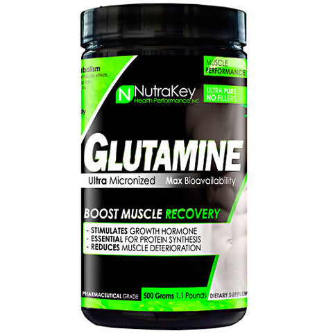 Nutrakey, L-GLUTAMINE, 500 grams Nutrakey