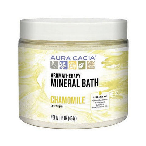 Aura Cacia, Mineral Bath, Tranquil Chamomile, 16 Oz Aura Cacia