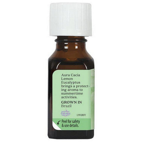 Aura Cacia, Essential Oil Eucalyptus, Lemon, ( citriodora) 0.5 Fl Oz Aura Cacia
