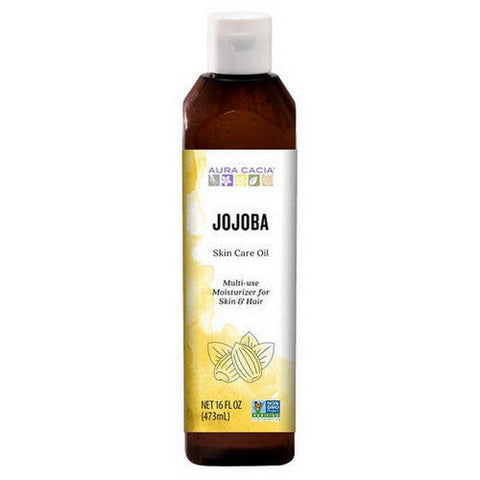 Aura Cacia, Pure Skin Care Oil, Jojoba 16 Fl Oz Aura Cacia