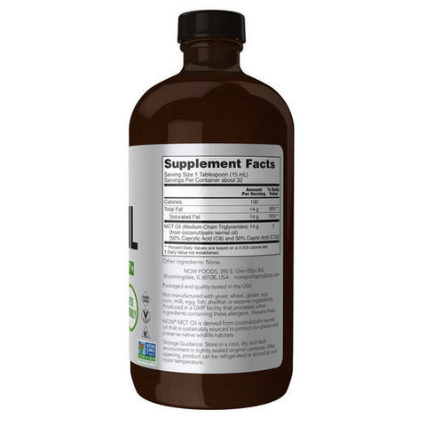 Now Foods, MCT Oil, 16 Oz Now Foods