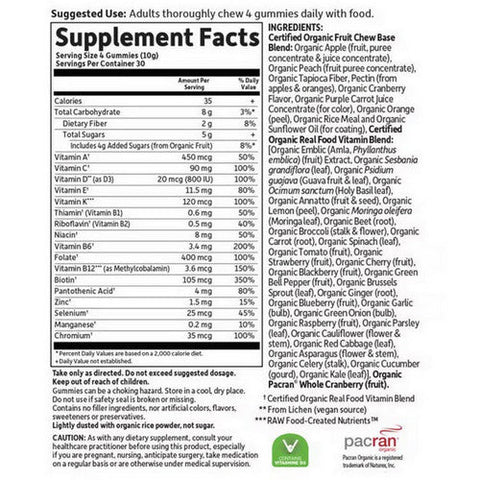Garden of Life, Organics Women's Multi, Organic Berry 120 Chews Garden of Life