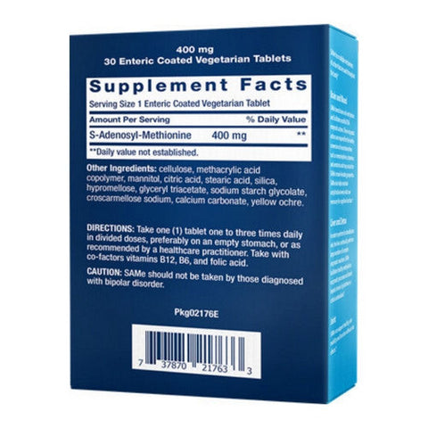 Life Extension, SAMe S-Adenosyl-Methionine, 400 mg, 30 Tabs Life Extension