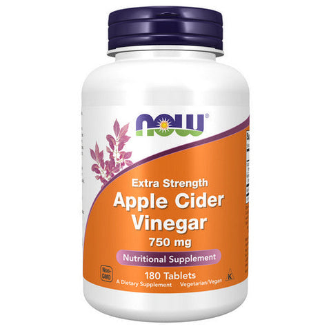 Now Foods, Apple Cider Vinegar, 750 mg, 180 Tabs Now Foods
