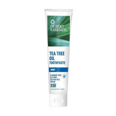 Desert Essence, Natural Tea Tree Oil Toothpaste Mint, 6.25 Oz Desert Essence