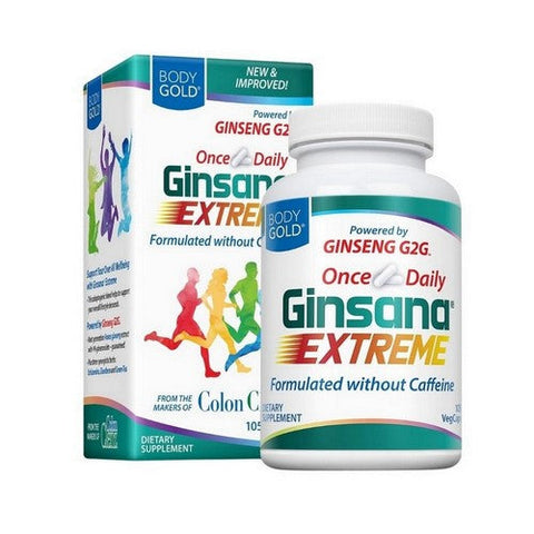 Body Gold, Ginsana Energy, 105 Veg Caps Body Gold