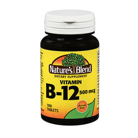 Nature's Blend, Vitamin B-12, 500 Mcg, 100 Tabs Nature's Blend