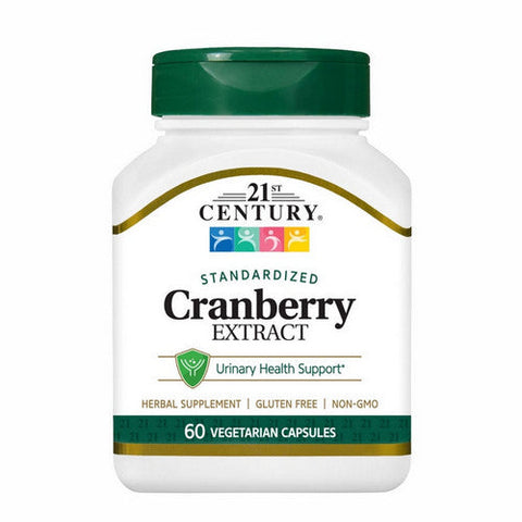 21st Century, 21st Century Standardized Cranberry Extract Vegetarian Capsules, 60 Caps 21st Century