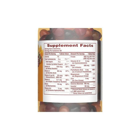 Sundown Naturals, Sundown Naturals Multivitamin Gummies, Grape, Orange & Cherry Flavored, 120 Each Sundown Naturals