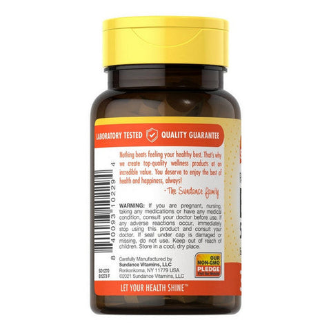 Sundance, Vitamin C With Rose Hips, 100 Mg, 60 Tabs Sundance