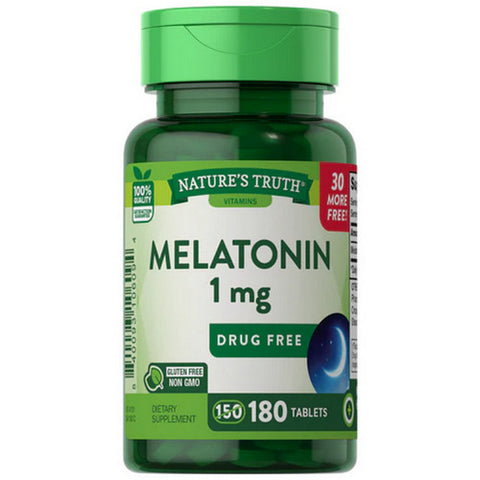 Nature's Truth, Sleep Melatonin, 1 Mg, 180 Tabs Nature's Truth