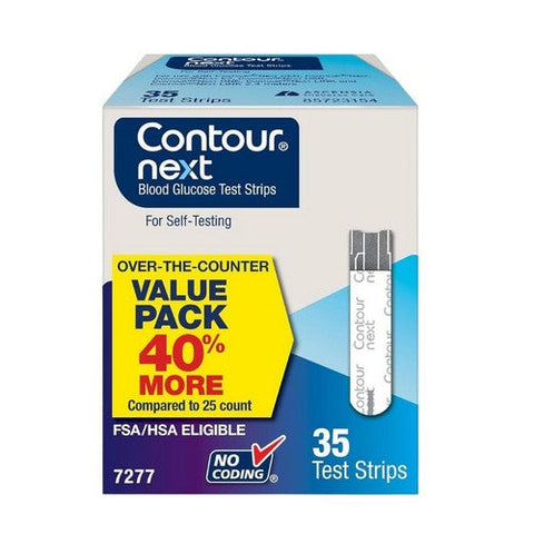 Contour, Next Blood Glucose Test Strips, 35 Each Contour