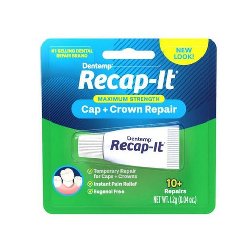 Dentemp, Recap It Cap And Crown Repair, 1 Gram Dentemp