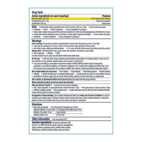 Vicks, Sinex Severe Congestion Liquicaps, 24 Tabs Vicks
