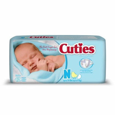 First Quality, Unisex Baby Diaper Complete Care Newborn Disposable Heavy Absorbency, Count of 4 First Quality