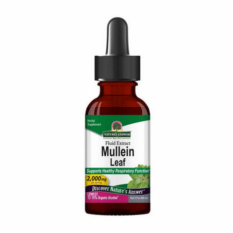 Nature's Answer, Mullein Leaf Low Alcohol, 1 Oz Nature's Answer