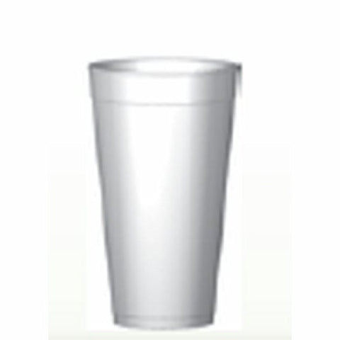 Drinking Cup WinCup  20 oz. White Styrofoam Disposable Count of 25 by WinCup