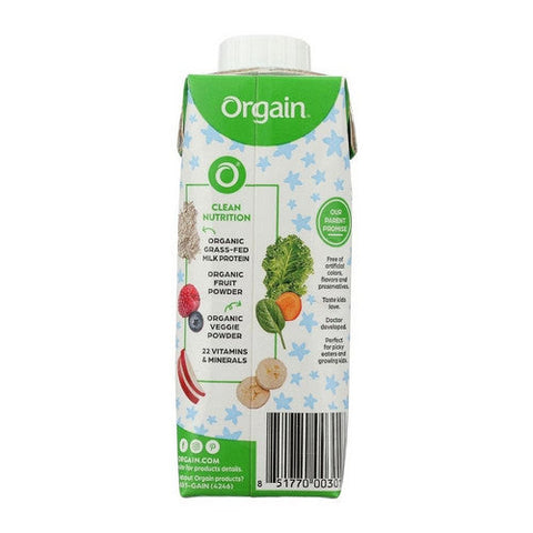 Orgain, Pediatric Oral Supplement Kids Protein Organic Nutritional Shake, 8.25 Oz Orgain