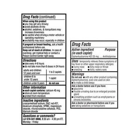 Reliable1, Diphenhydramine Hci, 25 Mg, 100 Caplets Reliable1