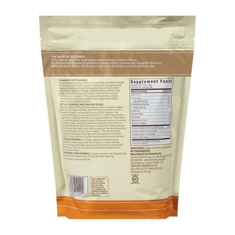 Spectrum Essentials, Organic Cold Milled Ground Premium Flaxseed, 24 Oz Spectrum Essentials
