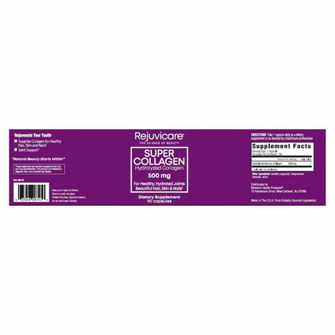 RejuviCare, Super Collagen, 500 Mg, 90 Caps