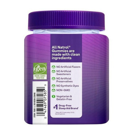 Natrol, Melatonin Gummies Strawberry, 5 Mg, 60 Gummies