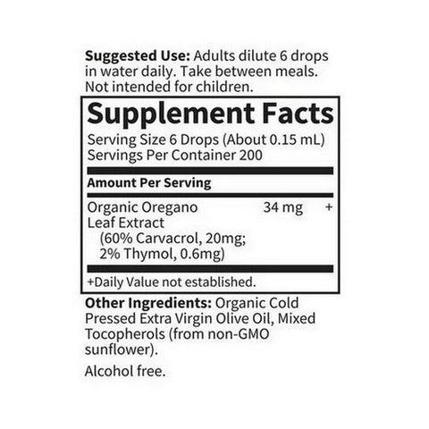 Garden of Life, Organics Oil of Oregano Drops, 1 Oz Garden of Life