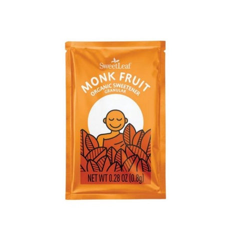 Sweetleaf Stevia, Monk Fruit Organic Sweetener Granular, 40 Count Sweetleaf Stevia