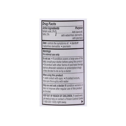 Rugby, Sebex Liquid Medicated Dandruff Shampoo, 4 Oz