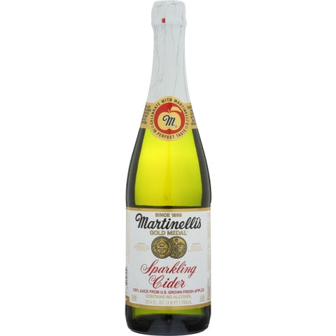 Juice Sprklng Cider Case of 12 X 25.4 Oz by Martinellis