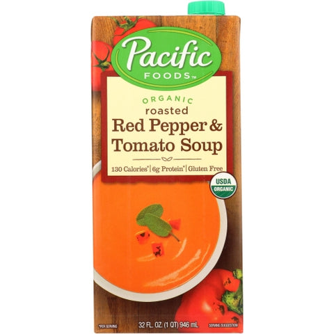 Soup Crmy Rstd Pppr Tmo Org Gf Case of 12 X 32 Oz by Pacific Foods
