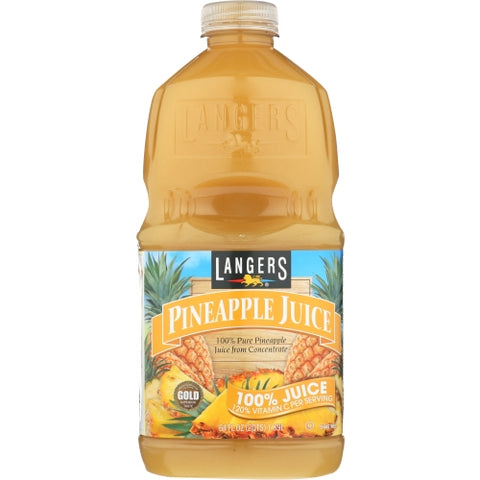 Juice Pineapple Vit C Case of 8 X 64 Oz by Langers