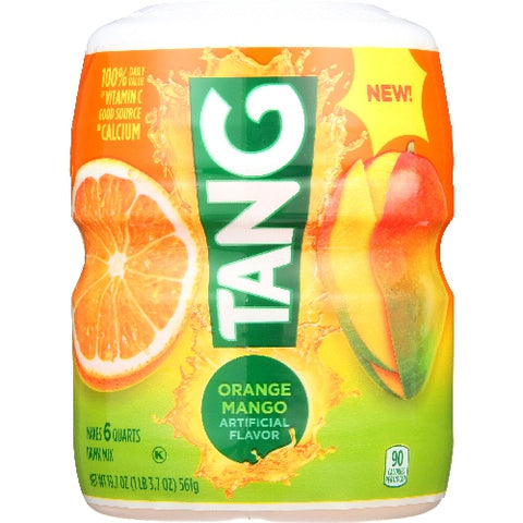 Orange Mango Pwdr 6Qt Case of 12 X 19.7 Oz by Tang