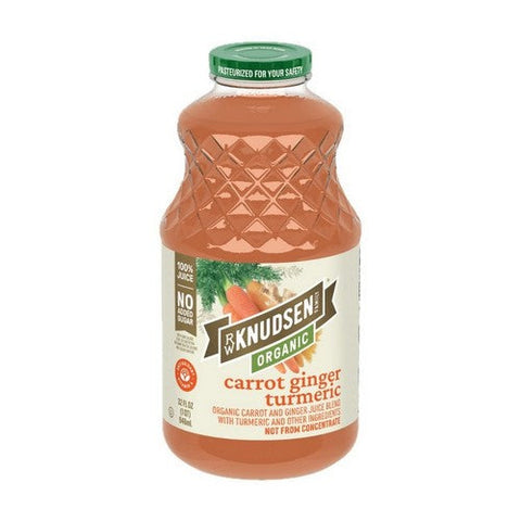 Rw Knudsen Family, Organic Carrot Ginger Turmeric Beverage, Case of 6 X 32 Oz Rw Knudsen Family