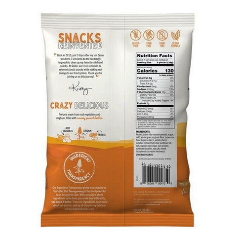 Quinn, Pretzel Nug Pnut Bttr Fld, 7 Oz(Case Of 8) Quinn