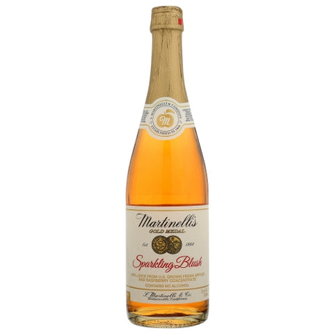 Juice Sparkling Blush Case of 12 X 25.4 Oz by Martinellis