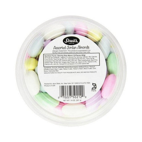 Streits, Jordan Almonds Candy, 14 Oz(Case Of 6) Streits