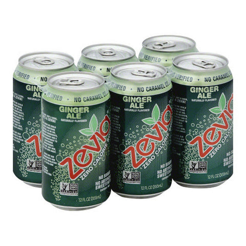 Zevia, Soda Ginger Ale, Case of 4 X 72 Oz Zevia